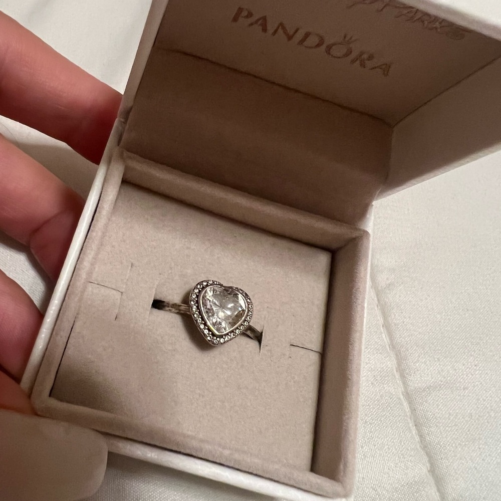 Pandora Heart Shaped Ring